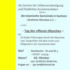 Tag der offenen Moschee